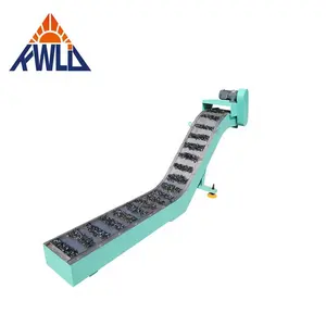Factory Direct Hinged Belt Chain Plate Chip Conveyor Manufacturers CNC Chip Conveyor For Sawdust Transmission