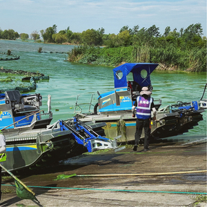 Moteur de récolteuse amphibie multifonction <span class=keywords><strong>pour</strong></span> le nettoyage écologique de haute productivité des surfaces aquatiques (lac, <span class=keywords><strong>étang</strong></span>, marina) - Product Image 6