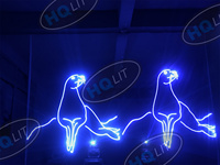 Luz Láser de Animación 3D de 1W 2W 3W 5W 6W, Proyector de Luz Láser para Escenarios, Discotecas, Bodas, Clubes Nocturnos, Precio Económico, Control por Teléfono DMX