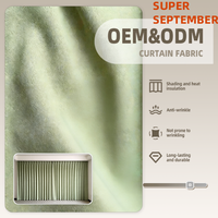 Tissu de rideau ColosTex OEM ODM, largeur standard, occultant robuste, pour décoration de fenêtres d'hôtels et de maisons, vendu au rouleau