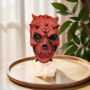 Máscara de Látex de Demonio Calavera Guerrero de la Muerte para Cosplay de Halloween y Fiestas Transfronterizas en Casas Embrujadas para Fanáticos del Terror - Product Image 2