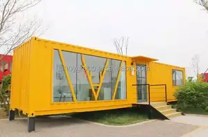 20GP 20-футовый контейнерный дом, сборная стальная конструкция, мобильный дом
