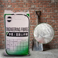 Fibre de polypropylène recyclée écologique pour le renforcement du béton et du plâtre, fibre de polypropylène économique résistante aux fissures
