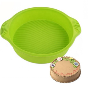 Livraison gratuite, moule à gâteau rond en silicone de 160 g, 9 pouces, moules à <span class=keywords><strong>tarte</strong></span>, outils de pâtisserie et de boulangerie DIY - Product Image 2