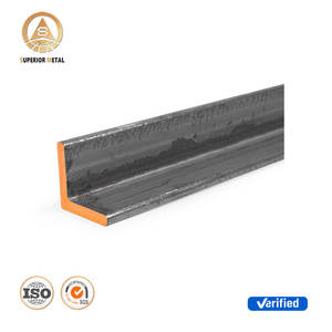 Cornières en <span class=keywords><strong>acier</strong></span> doux laminées à chaud Q235B SS490 S355JR, <span class=keywords><strong>acier</strong></span> au carbone 60x60x6mm, cornières en <span class=keywords><strong>acier</strong></span> laminées à froid - Product Image 1