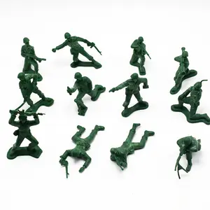 Commercio all'ingrosso 12-PVC giocattolo di plastica soldatini modello Unisex militari Action figure con Set soldato accessori PVC materiale bambini