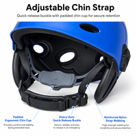 Casque de sauvetage aquatique tactique, coque ABS, doublure EVA, rails latéraux réglables, support NVG, 11 trous de ventilation et de drainage pour le sauvetage