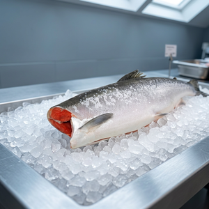Filet de saumon d'Atlantique frais congelé avec conservation à l'huile, qualité supérieure, emballage sous vide, processus de congélation BQF, nutritif, 1 kg - Product Image 3