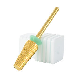 Profesyonel usb-fırçasız 45000rpm varil High-End 3/32 ''elmas tırnak süsü manikür matkap ucu dayanıklı orta ölü cilt kaldırma koni - Product Image 3