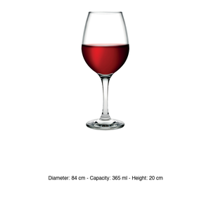 Copa de Vino Tinto Color Ámbar 36.5 cl Pasabahce H 20 cm Ø 8.4 cm - Product Image 3