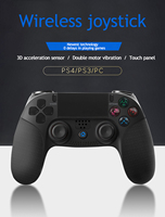 Capteur d'accélération 3D Double moteur Vibration Touch Panel pour PS4 pour PS3 PC-Joystick haute performance et contrôleur de jeu