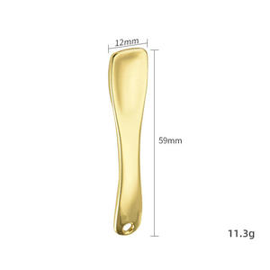 Superventas, herramientas de cuidado <span class=keywords><strong>Facial</strong></span> personalizadas de acero inoxidable, <span class=keywords><strong>crema</strong></span> para los ojos, cuchara, <span class=keywords><strong>crema</strong></span> para los ojos, varita de masaje, accesorio, masajeador de Ojos de belleza Sti - Product Image 3