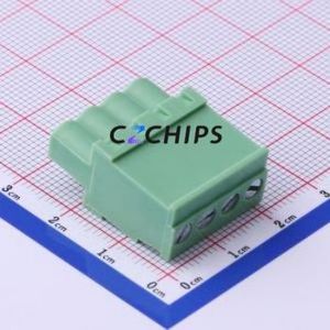 XY2500F-AV-5.0-4P Plug-in Terminal Block P=5mm Connector ( Connector Type: Plug )( Construction: 1x4P )( Pitch: 5mm ) - Product Image 2