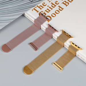 <span class=keywords><strong>Bracelet</strong></span> en métal magnétique à deux sections <span class=keywords><strong>Bracelet</strong></span> en acier inoxydable pour <span class=keywords><strong>Apple</strong></span> IWatch Band, bande à boucle milanaise pour IWatch 10 9 8 7 6 - Product Image 3