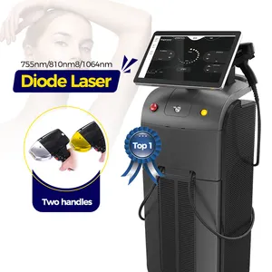 High Power neues Design Schönheit Eis Titan Platin Laser 3 Welle 755 808 1064nm 1200W Diodenlaser Haaren tfernungs maschine