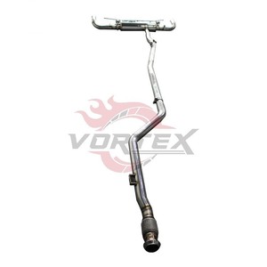Échappement à valve en acier inoxydable Vortex pour BMW X3 F25 X4 F26 2.0T 3.0T 2011-2018, double sortie, silencieux central soudé TIG, supports de suspension - Product Image 5