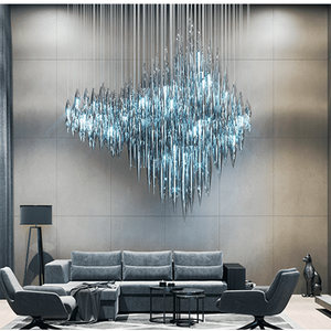 <span class=keywords><strong>Design</strong></span> di lusso decorazione interna personalizzata grande grande progetto Hotel Lobby Villa saloni sala moderno <span class=keywords><strong>lampadario</strong></span> in <span class=keywords><strong>oro</strong></span> - Product Image 3