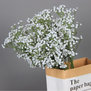 Flores Artificiales de Baby's Breath, Ramas Individuales de Plástico, Decoraciones para Bodas, Arreglos Florales Reutilizables para Interiores - Product Image 5