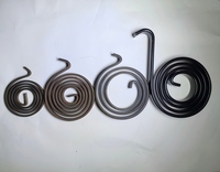 Ressort de torsion en spirale universel en acier plat 65Mn de haute qualité, réglable en angle, de qualité industrielle, 20 lb, avec crochets à droite