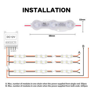 Module LED 2838 rétroéclairé DC 12V CE RoHS pour enseigne lumineuse - Product Image 6