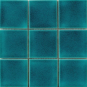 Mosaico de Azulejos Cerámicos Azules Modernos para Piscina de <span class=keywords><strong>Hotel</strong></span> - Product Image 6