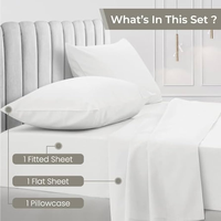 Collection de literie d'hôtel de luxe, standard 5 étoiles, ensemble de couette en coton égyptien avec oreillers, 300TC, draps 100% coton