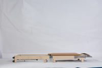 Equipo Comercial de Pilates Reformer para Flexibilidad, Estiramiento Muscular Corporal, Reformer de Madera de Arce, Reformer de Pilates Plegable para Gimnasio o Estudio