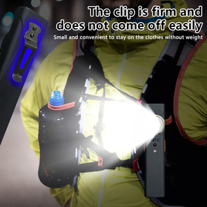 Torch Aluminum Portable Outdoor Professional Adventure Tool COB Magnetic Flashlight With Laser Print WD-W08 Flat Flashlight WD-W - Product Image 4