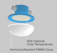 Ampoule LED SMD2835 AC/DC étanche IP67, sans scintillement, dimmable, éclairage professionnel, garantie 5 ans, multicolore, pour élevage de volailles