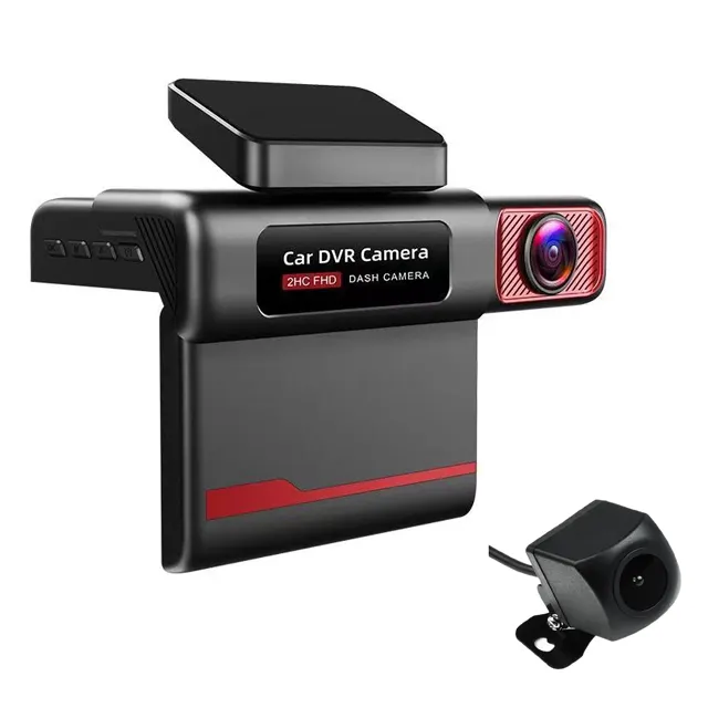Dual lens vehicle traveling recorder black box dash cam HD video camera 2k car camcorder well-designed dash cam Hi-silicon