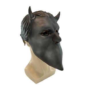 Masque en latex pour cosplay de groupe inconnu <span class=keywords><strong>Ghost</strong></span> B.C. (Cross Border <span class=keywords><strong>Ghost</strong></span> B.C.) - DIY Halloween - Product Image 1