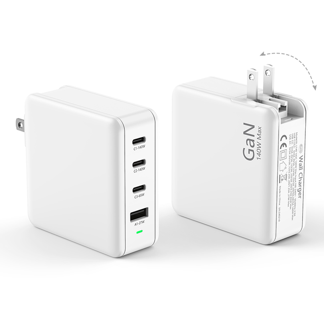 APPACS A106 GAN PD 140W Electric 4-Port QC3.0 Charger CE RoHS UKCA