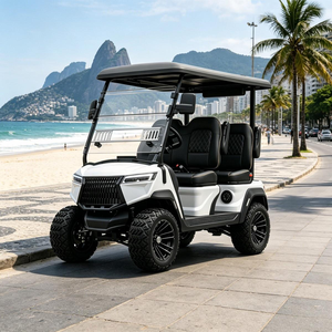 Voiturette de golf électrique personnalisable, couleur au choix, avec suspension double wishbone pour utilisation hors route, homologuée DOT CE EEC - Product Image 1