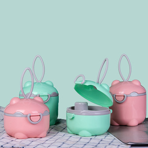 Hot Selling Cute Travel Portable Plastic <strong>Milk</strong> Powder Dispenser Baby Storage <strong>Box</strong> for 0-12 Months Cute Portable <strong>Milk</strong> Powder <strong>Box</strong> - Product Image 4
