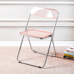 Trung quốc các nhà sản xuất có thể tái chế Ins phong cách morandi màu nhựa gấp ghế cho Đảng và các hoạt động - Product Image 4