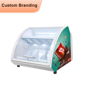 Meisda SC15 15L nhỏ tủ lạnh Countertop nhỏ sô cô la hiển thị Cooler - Product Image 1