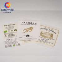 Etiquetas Adhesivas Impermeables para Botellas de Vino, Personalizables, Bilingües, de Alta Definición, Ecológicas