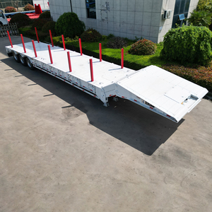 <span class=keywords><strong>Prix</strong></span> usine Semi-remorque surbaissée col de cygne pliable 60T robuste 16,6 m avec 8 verrous de torsion pour <span class=keywords><strong>transport</strong></span> de conteneurs et colonnes de hauteur réglable - Product Image 1