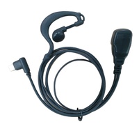 E103V3-TPC Earpiece PTT Profesional Berkabel Over Ear Dynamic Driver Earbuds Kabel 100CM Suara Jernih Headset Walkie Talkie Tipe-C