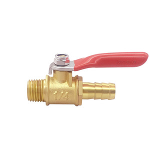 Robinet à bille en laiton forgé de haute qualité sur mesure - avec poignée jaune - Product Image 5