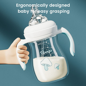 Wide Neck Borosilicate <strong>Glass</strong> Baby <strong>Bottle</strong> Wholesale BPA Free <strong>Bottle</strong> Baby <strong>Feeding</strong> <strong>Bottle</strong> - Product Image 4