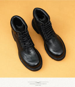 Botas de Piel Genuina Originales 2025 para Hombre, con Cordones, Lavables, Hechas a Mano con Tecnología Goodyear, Antideslizantes, Modelo Amekaki - Product Image 2