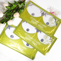 OMY LADY Soin de la peau coréen Patch pour la poitrine en collagène doré Raffermissant et agrandissant le masque pour la poitrine