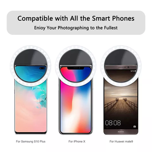 <span class=keywords><strong>Anneau</strong></span> <span class=keywords><strong>lumineux</strong></span> <span class=keywords><strong>LED</strong></span> universel à clipser <span class=keywords><strong>pour</strong></span> téléphone, 3 niveaux de luminosité réglables, rechargeable, portable, <span class=keywords><strong>pour</strong></span> <span class=keywords><strong>selfie</strong></span>, diffusion en direct et maquillage - Product Image 2