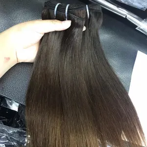 Raw Unprocessed Overseas Hair Vendors Virgin Straight Ponytail Hair Extension