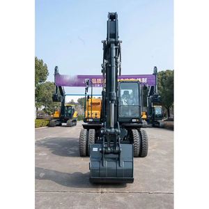 15 Ton Wheel Excavator HW150 with Cumins Engine PLC Hydraulic <b>Pump</b> High Efficiency Gearbox and Drive Axles - Product Image 6