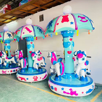 Manège à pièces d'arcade pour enfants, machine d'arcade de divertissement, fibre de verre, 2 à 6 joueurs, anglais