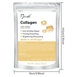 Nhãn Hiệu Riêng Hữu Cơ Khuôn Mặt Và Cơ Thể Mặt Nạ Collagen Jelly Mặt Nạ Làm Săn Chắc Làm Mịn Sáng Chăm Sóc Da Mặt Nạ Mặt Sản Phẩm OEM/ODM