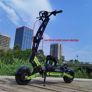 Trottinette électrique pliable Geofought R6 60V 30AH 40AH avec batterie au lithium, amortissement à ressort de type C, pneus de 11 pouces pour la ville et contrôle par application - Product Image 4