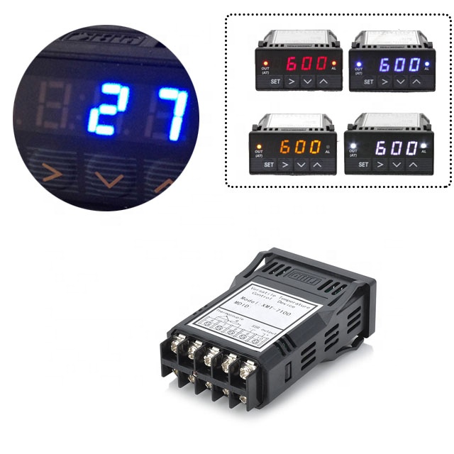 XMT-7200 48*24mm Programmable Digital PID Temperature Controller with Built-in 5A Solid State Relay XMT7100 PT100